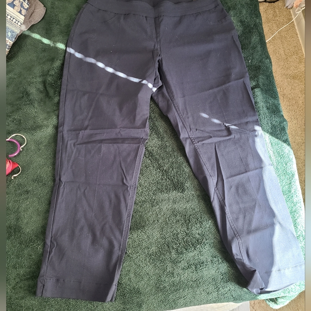 Slim navy pants